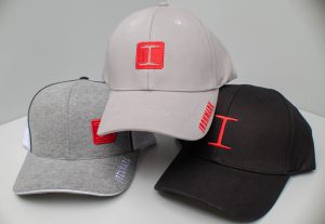 Baseball caps with the Ironmark logo