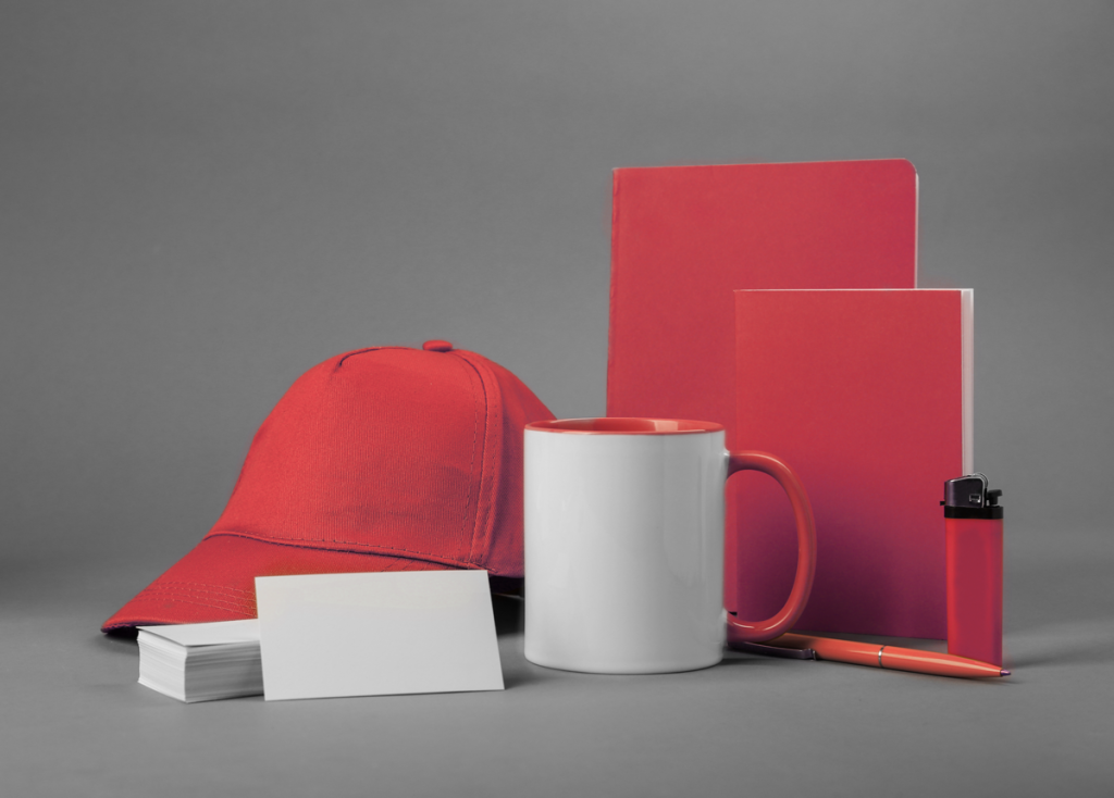 A group of promotional products