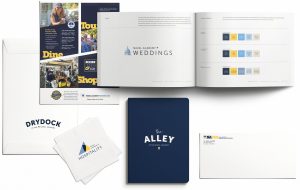 Various marketing materials for the United States Naval Academy