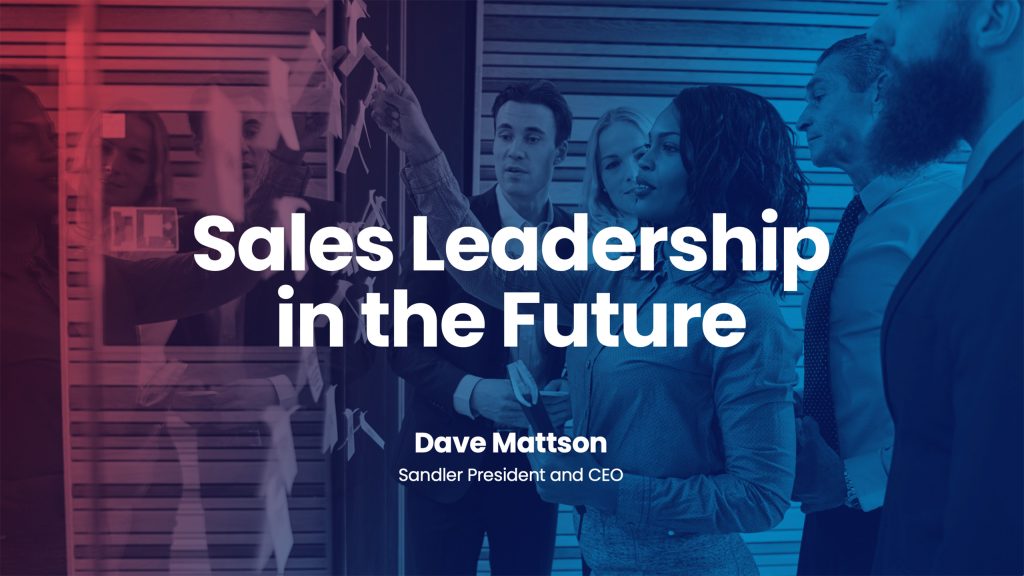 Sales leadership in the future