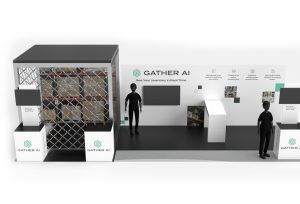 A tradeshow display