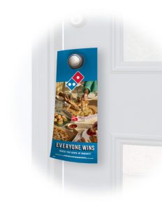 Domino's Pizza door hanger