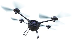 A drone in flight