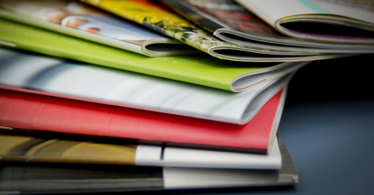 saddle stitch binding books laid out