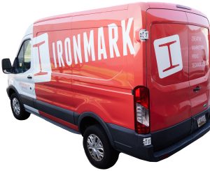 An Ironmark company van