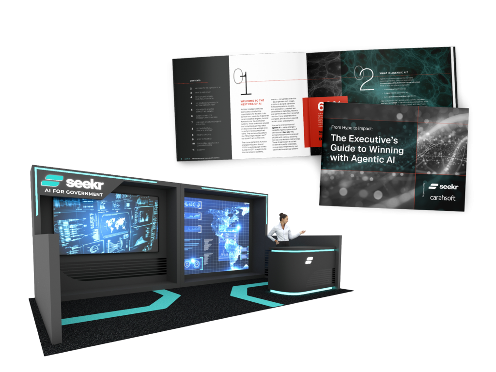 Seekr eBooks and event booth